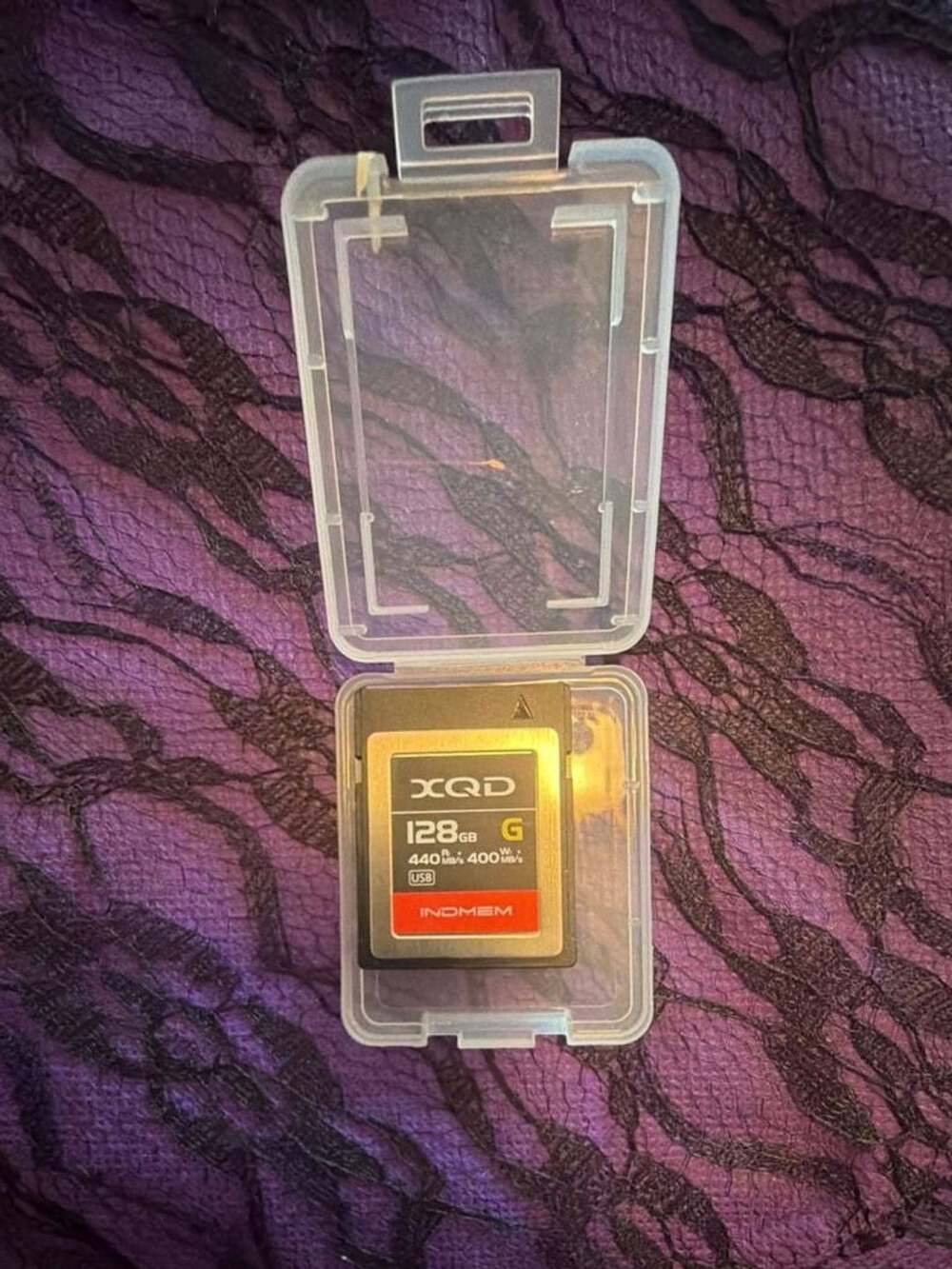 INDMEM 128GB XQD Memory Card 440MB/s